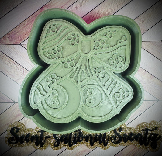 Groovy Bow 8 Ball Cherries Freshie Mold(32)