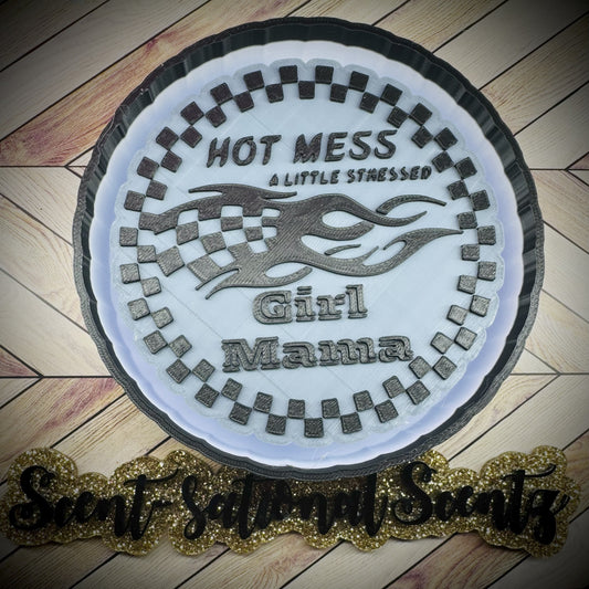 Hot Mess Girl Mama Freshie Mold