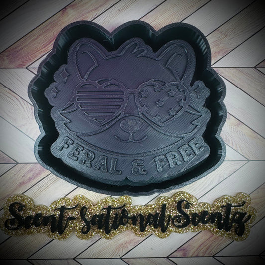 Feral & Free Freshie Mold