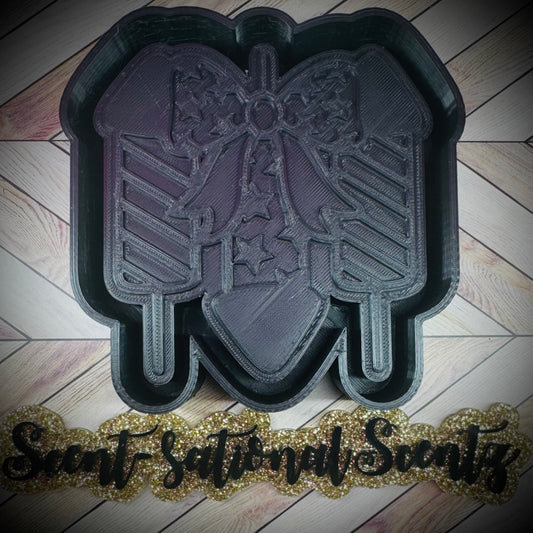 Bow Fireworks Freshie Mold