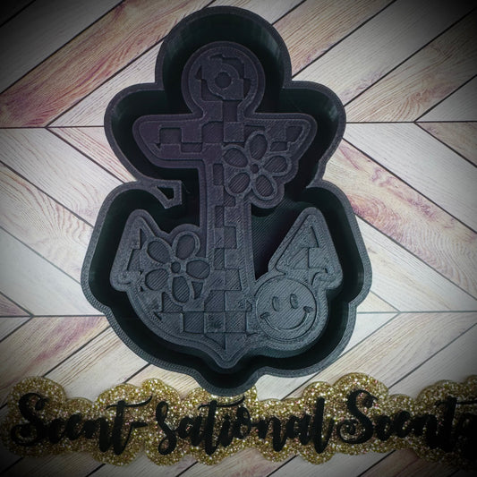 Groovy Anchor Freshie Mold
