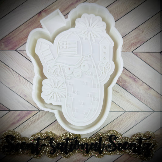 Patriotic Pickle Freshie Mold