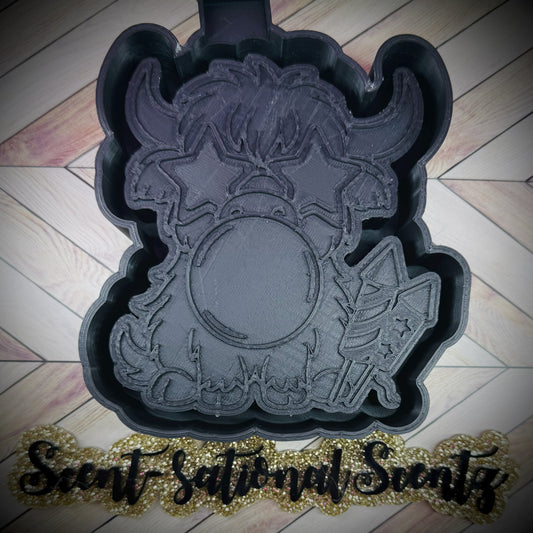 Patriotic Highland Freshie Mold