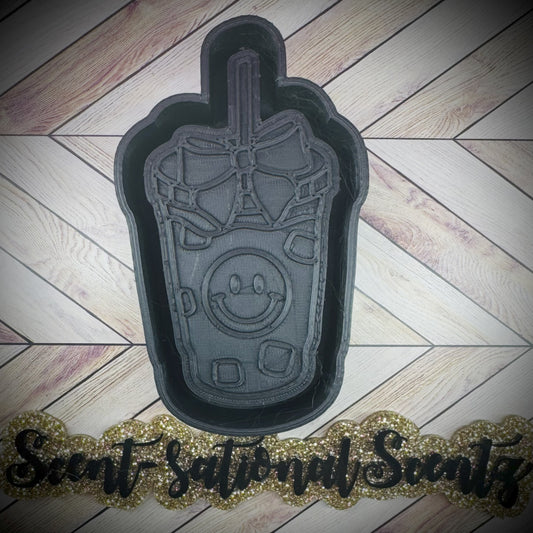Happy Iced Coffee Freshie Mold(138)