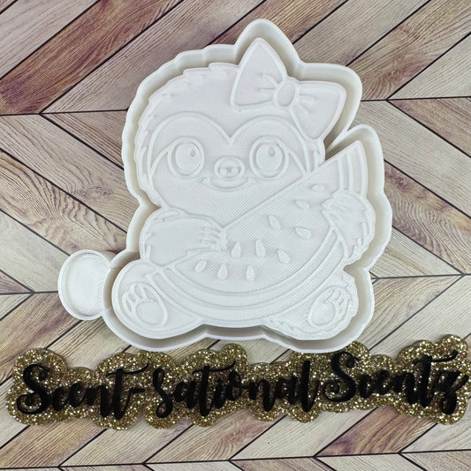 Sloth Watermelon Freshie Mold