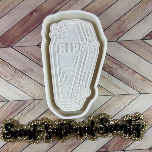 RIP Groovy Casket Freshie Mold
