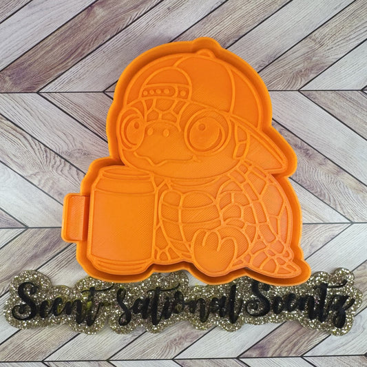 Sea Turtle Can Cardstock Freshie Mold(106)
