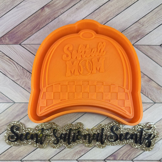 Softball Mom Hat Freshie Mold