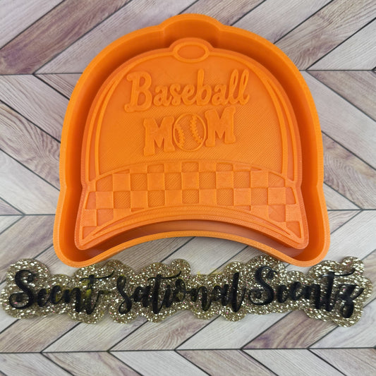 Baseball Mom Hat Freshie Mold